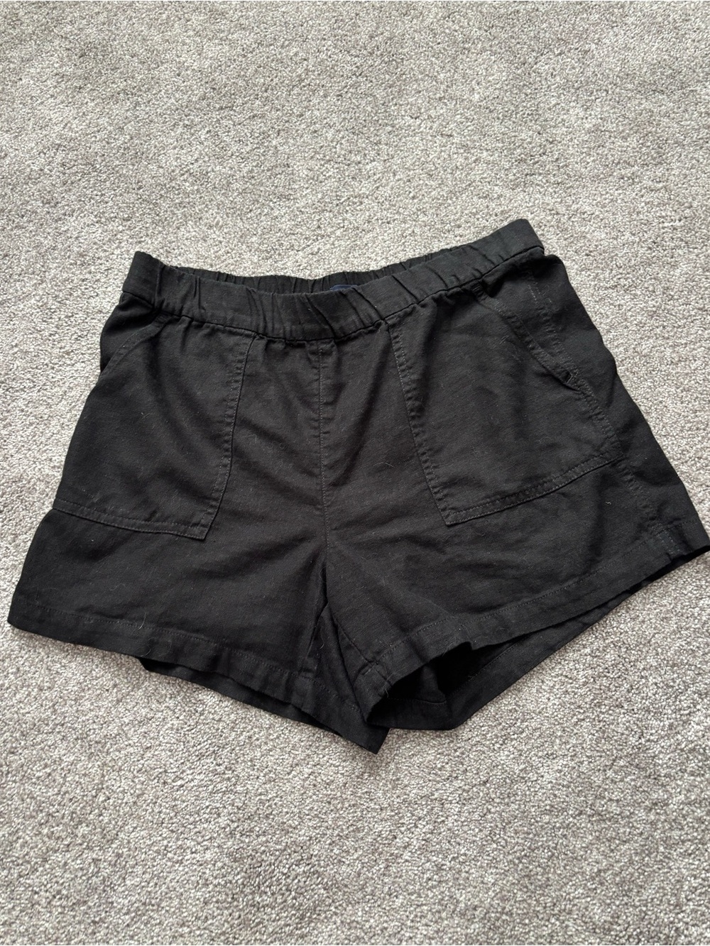 J Crew Classic Linen Blend Pull on Shorts